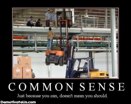 common sense is not so common. I googled “common sense” out